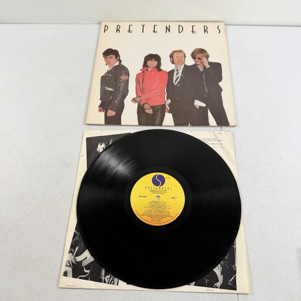 Pretenders Self Titled LP Vinyl Record 1980 Sire Records Company SRK 6083 VG+
